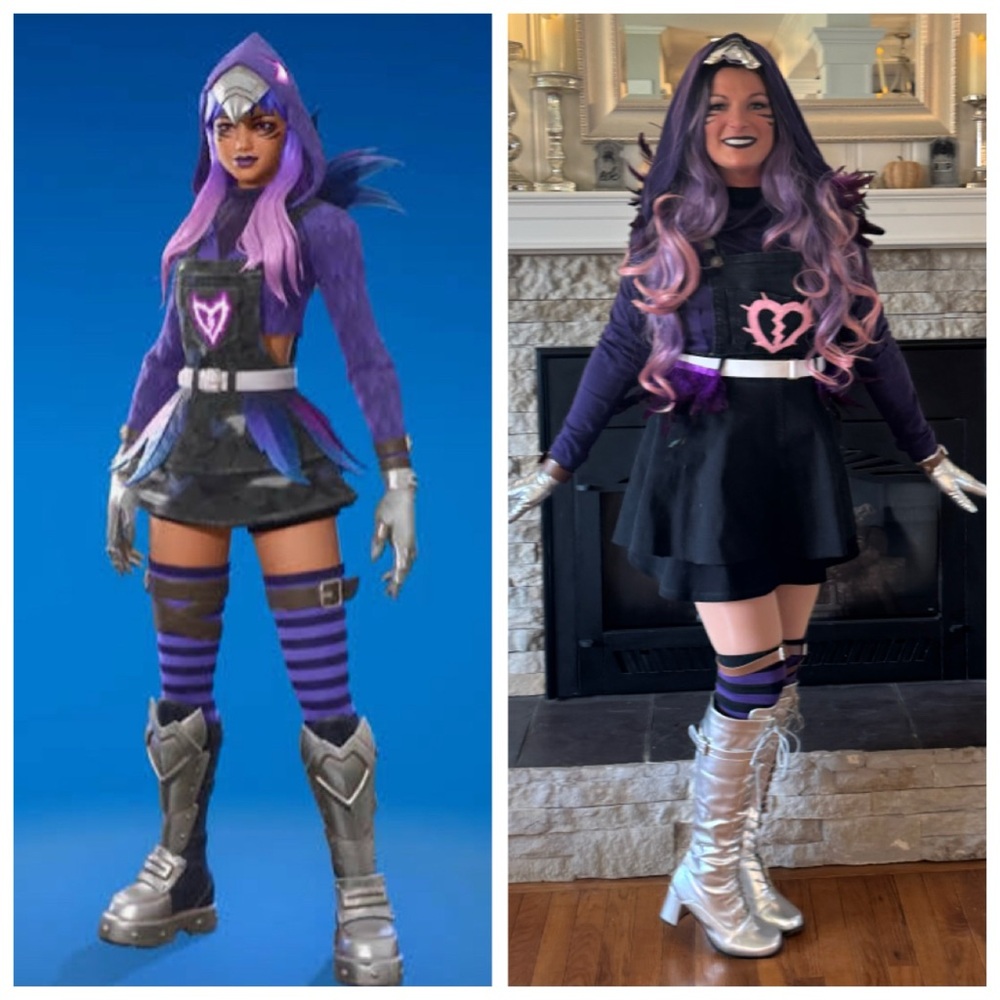 Women’s Fortnite Raven Team Syd cosplay costume size medium
